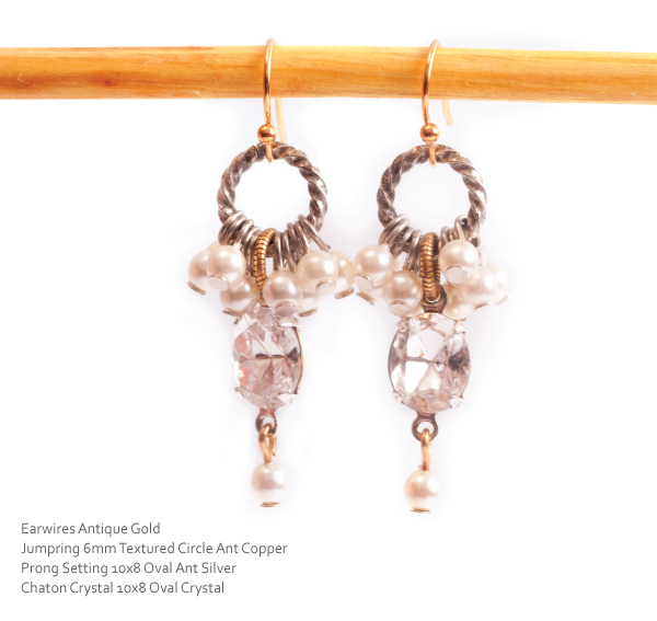 Earrings using Prong Settings and Chatons