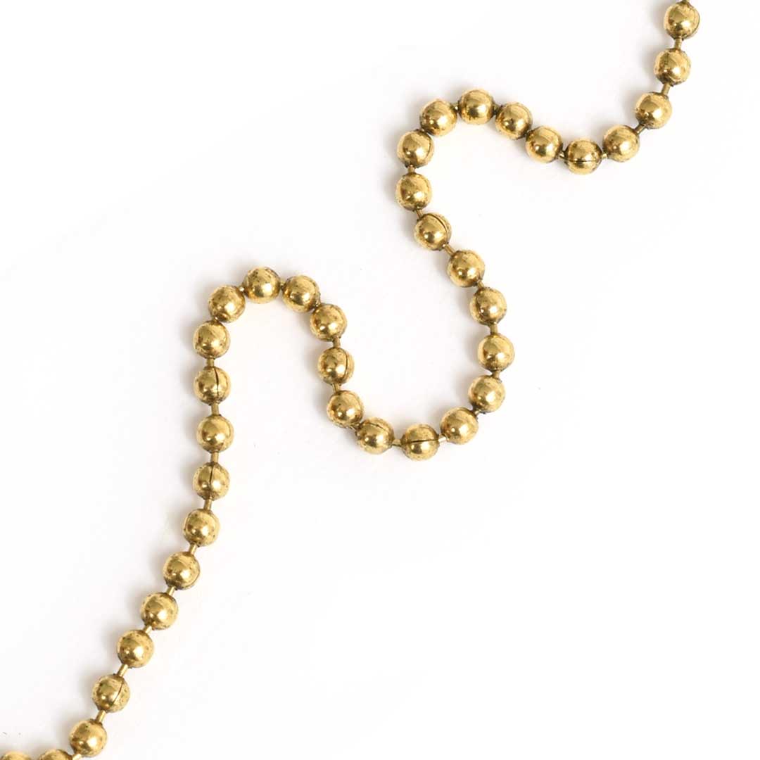 Ball Chain Antique Gold