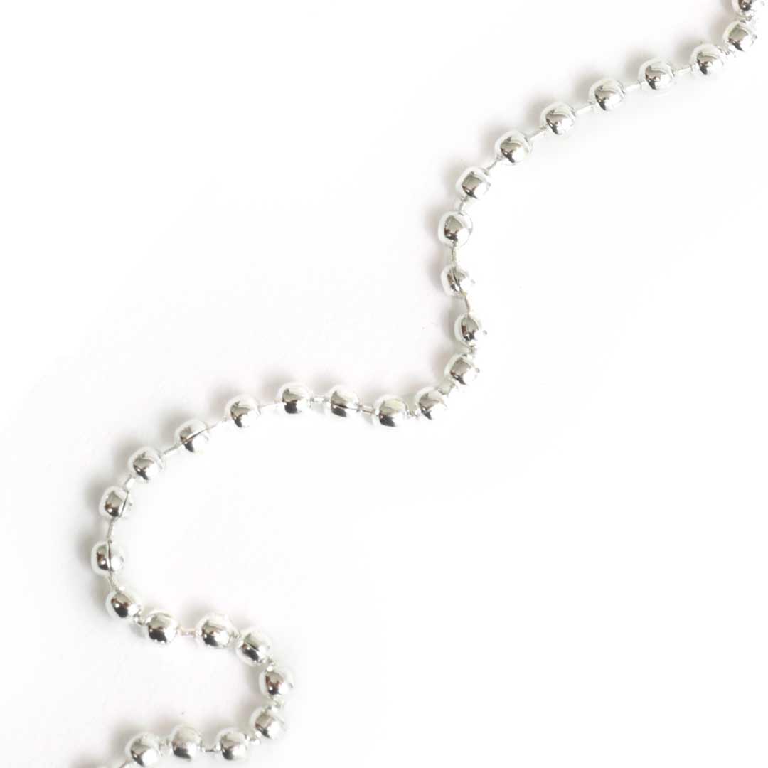 Ball Chain Sterling Silver Plate