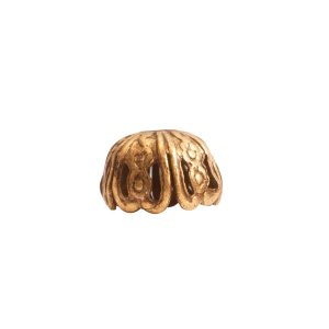 Beadcap 10mm Crown Antique Gold