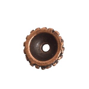Beadcap 9mm Urchin Antique Copper