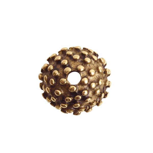 Beadcap 9mm Urchin Antique Gold