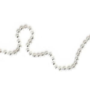 Ball Chain Small Sterling Silver Plate