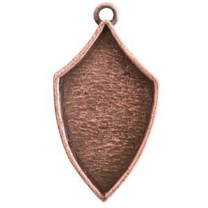 Crest Pendant Regiment Antique Copper