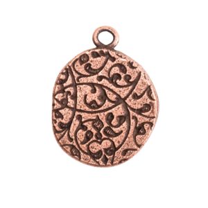 Crest Pendant Seal Antique Copper