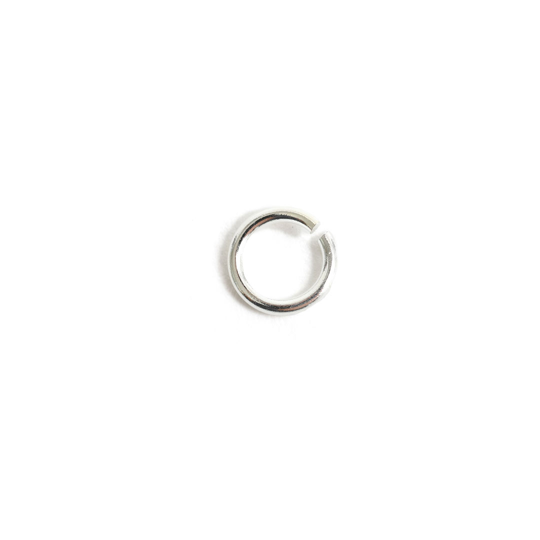 Jumprings Small <br>Sterling Silver Plate