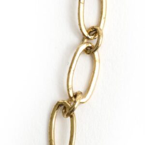 Large Oval Link Chain Antique Gold