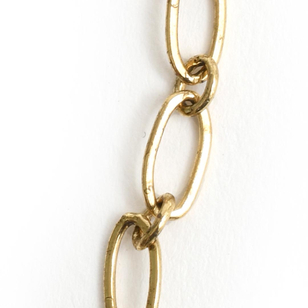 Large Oval Link Chain Antique Gold