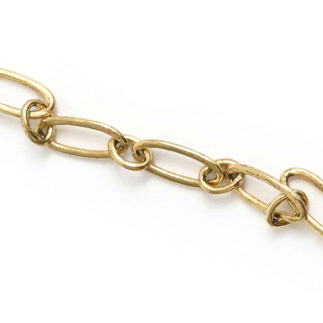 Large Oval Link Chain Antique Gold