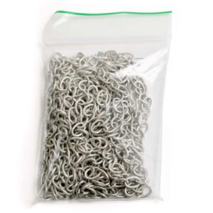 Large Textured Cable Chain Antique Silver