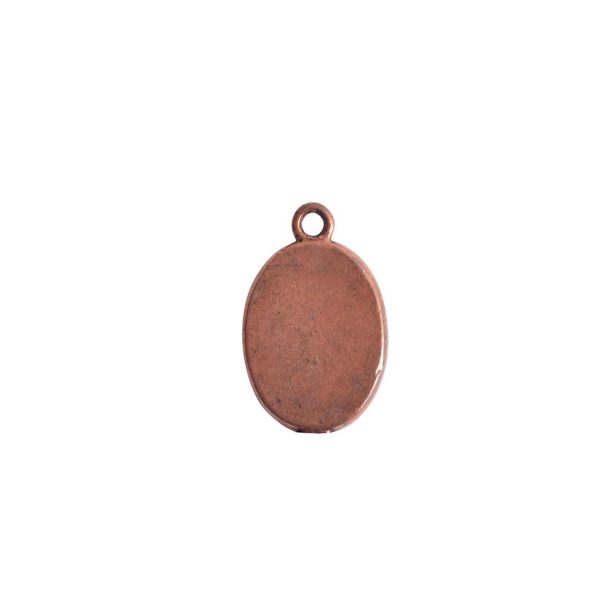 Mini Link Single Loop Oval Antique Copper