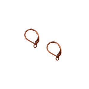 Ear Wire Leverback SmallAntique Copper Nickel Free
