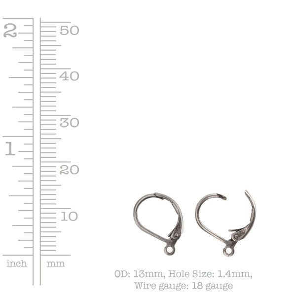 Ear wire Leverback Small