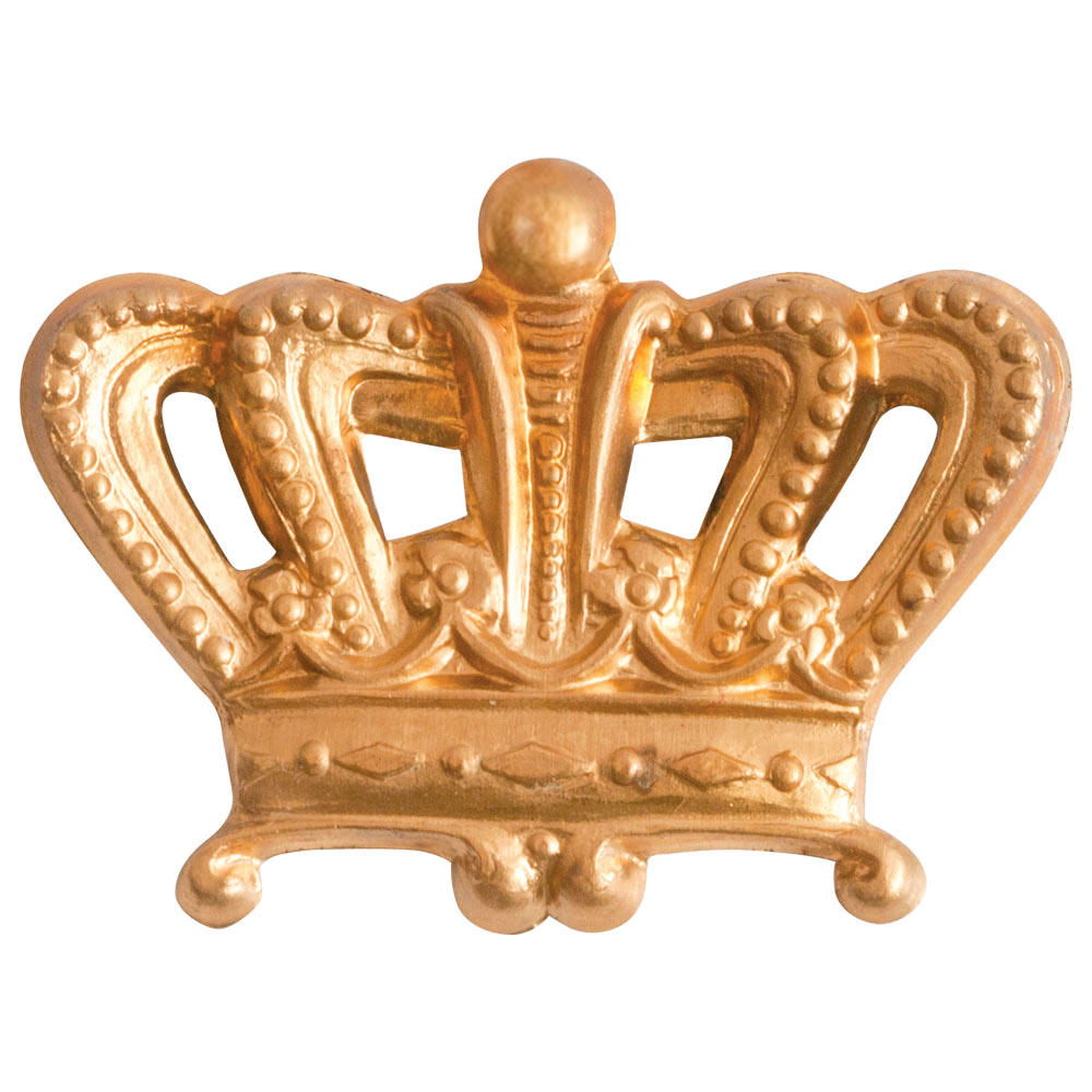 Brass Stamping Large Crown Brass - Nunn Design