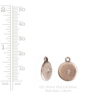Small Disk Charm Crystal