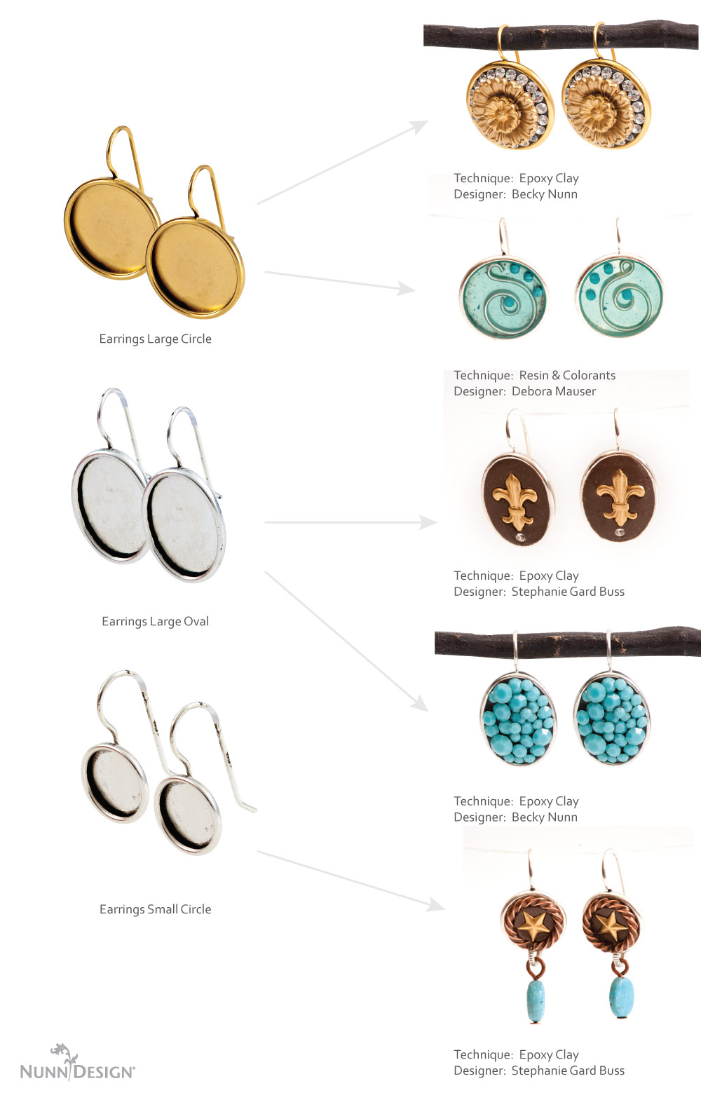 earrings-Bezels