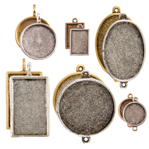 Buy & Try Sculpted Relief Findings Bezels-Combo 1