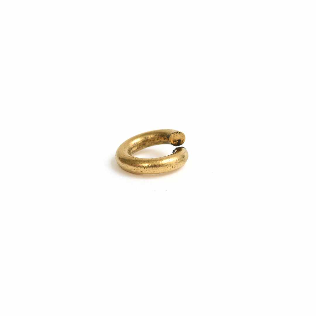 Jumpring Small Thick<br>Antique Gold - Image 2