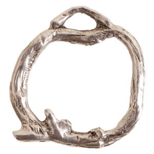 Toggle Ring WoodlandAntique Silver