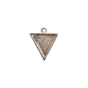 Mini Link Single Triangle Sterling Silver Plate