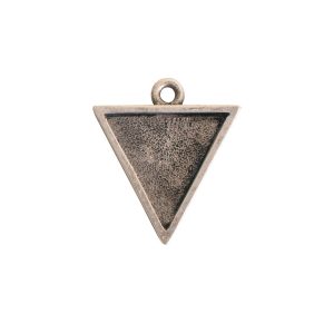 Small Pendant TriangleAntique Silver