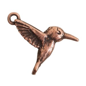 Charm Hummingbird<br>Antique Copper
