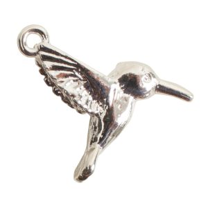 Charm Hummingbird<br>Sterling Silver Plate
