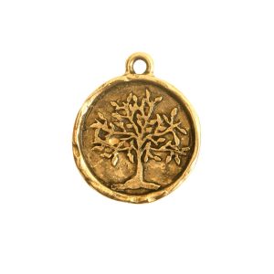 Charm Tree of LifeAntique Gold