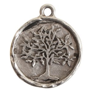 Charm Tree of Life<br>Antique Silver