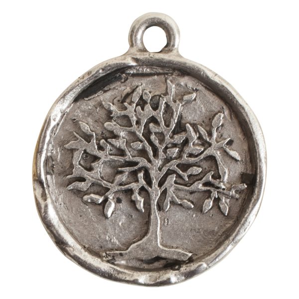 Charm Tree of LifeAntique Silver
