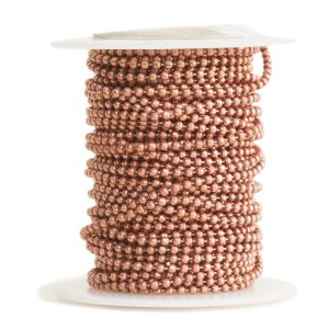 Faceted Bead ChainAntique Copper