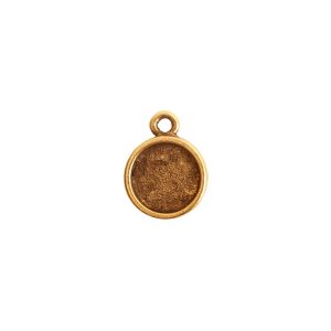 Itsy Link Single Loop CircleAntique Gold
