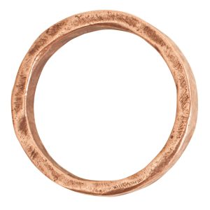 Ring Hammered Size 8<br>Antique Copper