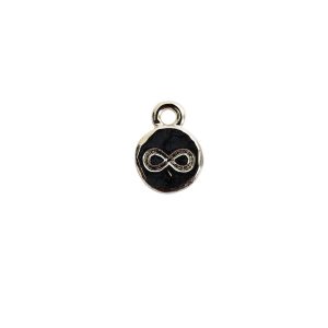 Charm Itsy Spiritual infinitySterling Silver Plate