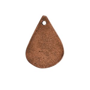 Flat Tag Mini Drop <br>Antique Copper