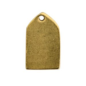 Flat Tag Mini Tablet Antique Gold