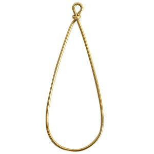 Wire Frame Large DropAntique Gold