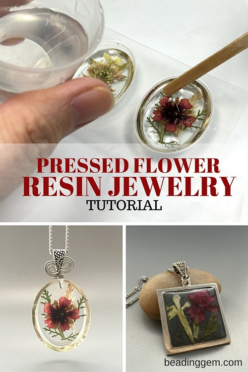 real+pressed+flower+resin+jewelry+tutorial