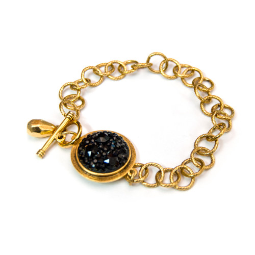 black-chaton-gold-bracelet