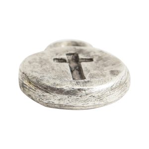Charm Itsy Spiritual Cross<br>Antique Silver