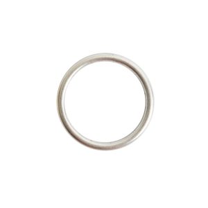 Open Frame Hoop Small<br>Antique Silver