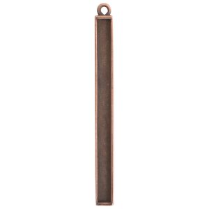 Itsy Link Single Long Rectangle<br>Antique Copper