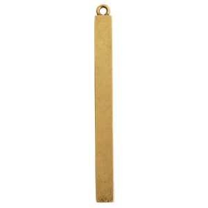 Itsy Link Single Long RectangleAntique Gold