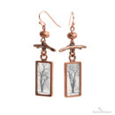 Resin Tree Earrings