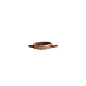 Itsy Link Double Loop CircleAntique Copper