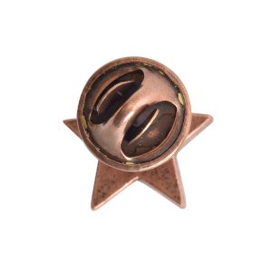 Lapel Pin Mini StarAntique Copper