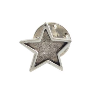 Lapel Pin Mini StarAntique Silver