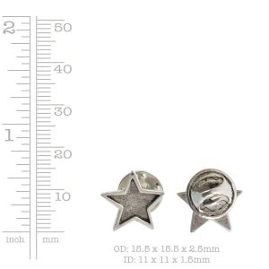 Lapel Pin Mini Star<br>Antique Copper
