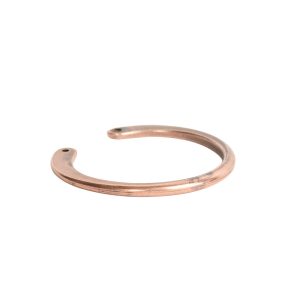 Wire Frame Open Circle Large Double Hole<br>Anitque Copper