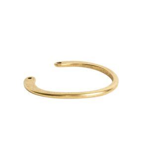 Wire Frame Open Circle Large Double Hole<br>Anitque Gold